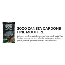 Sensas Zanęta 3000 Gros Gardons Fine Mouture 1kg